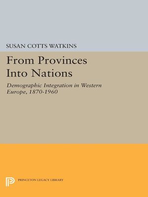 cover image of From Provinces into Nations